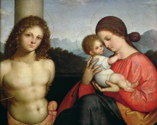 Madonna and Child with St. Sebastian